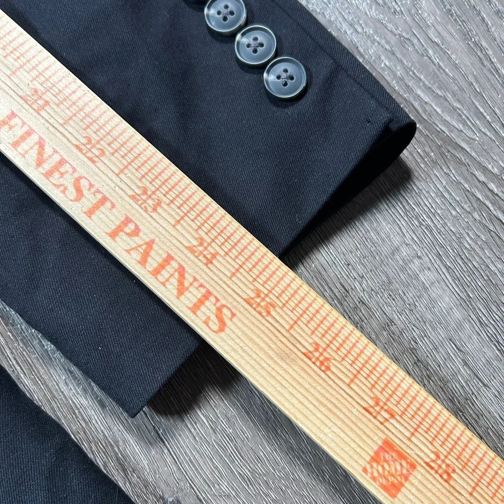 Saddlebred Blazer 44R Black Motion Stretch Two Button Sport Coat